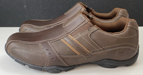 Skechers brown leather - brown, on