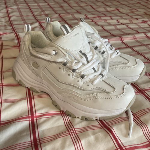 Skechers all white lites - all,